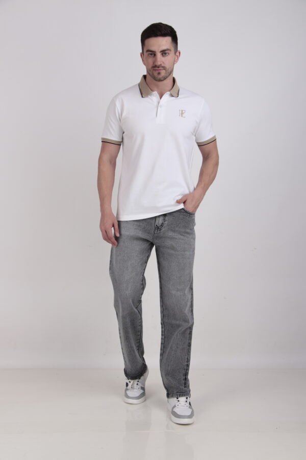 White Polo Tshirt - Image 6