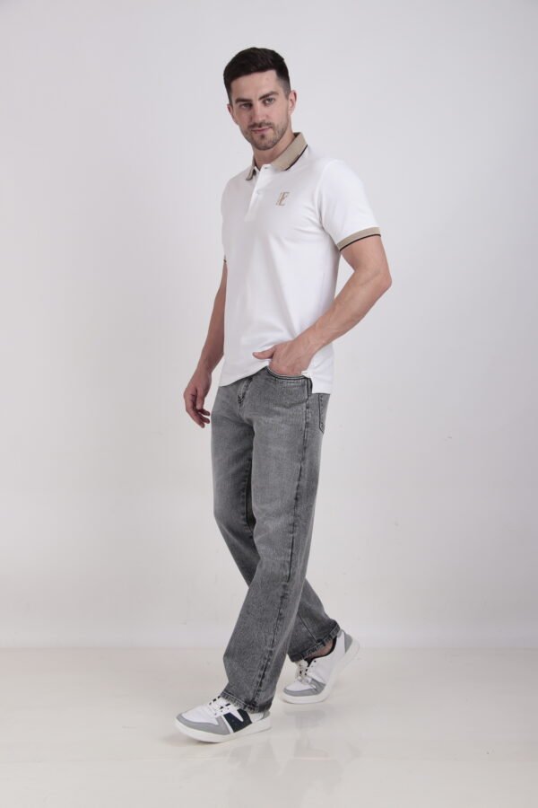 White Polo Tshirt - Image 5