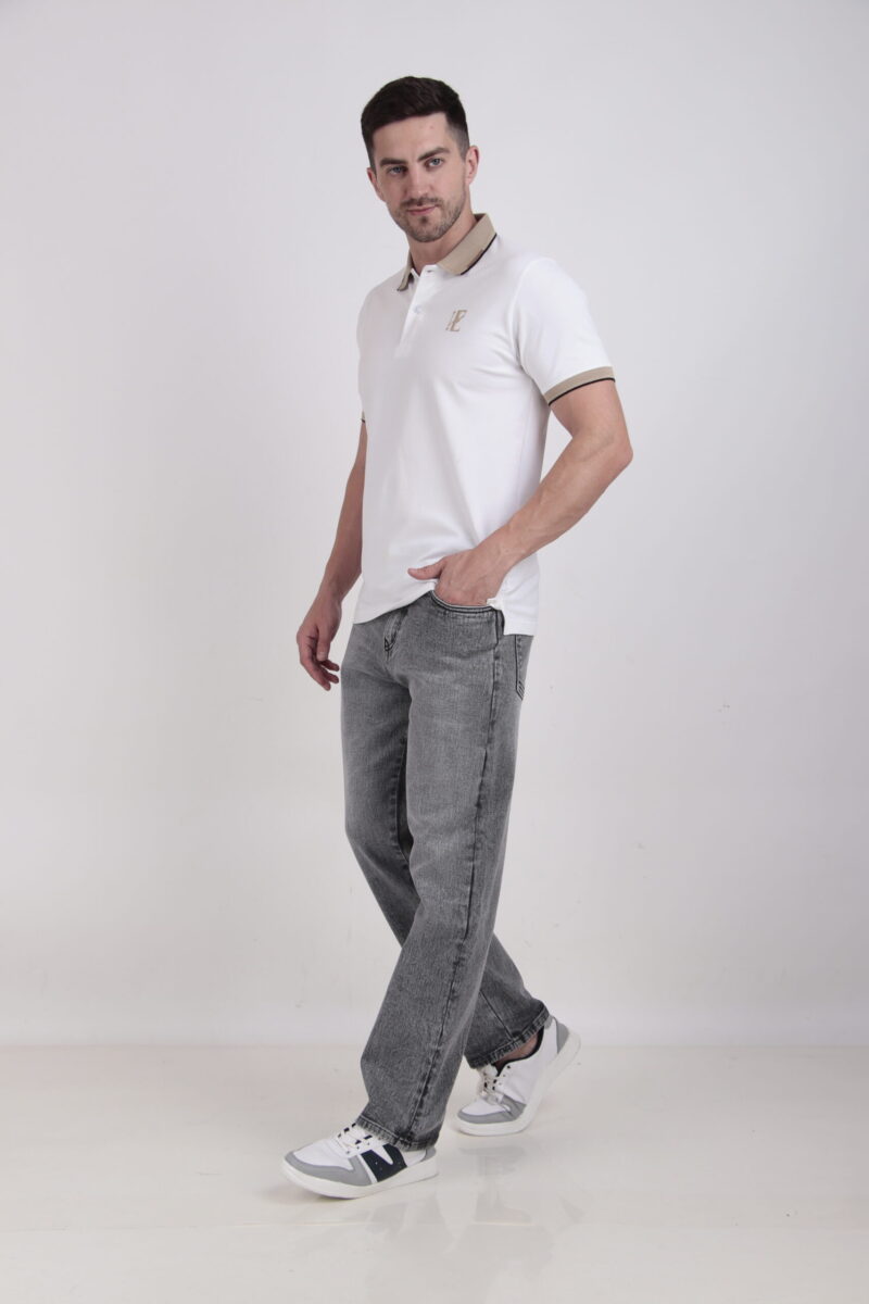 White Polo Tshirt - Image 5