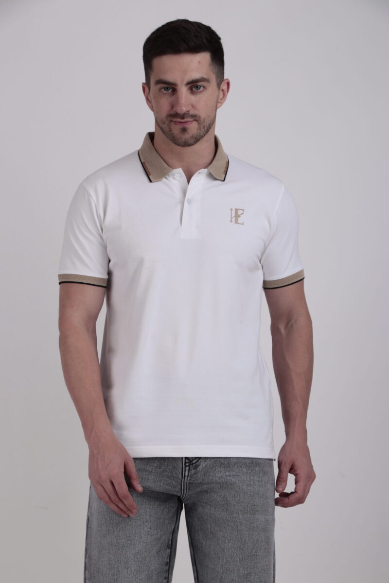White Polo Tshirt - Image 2