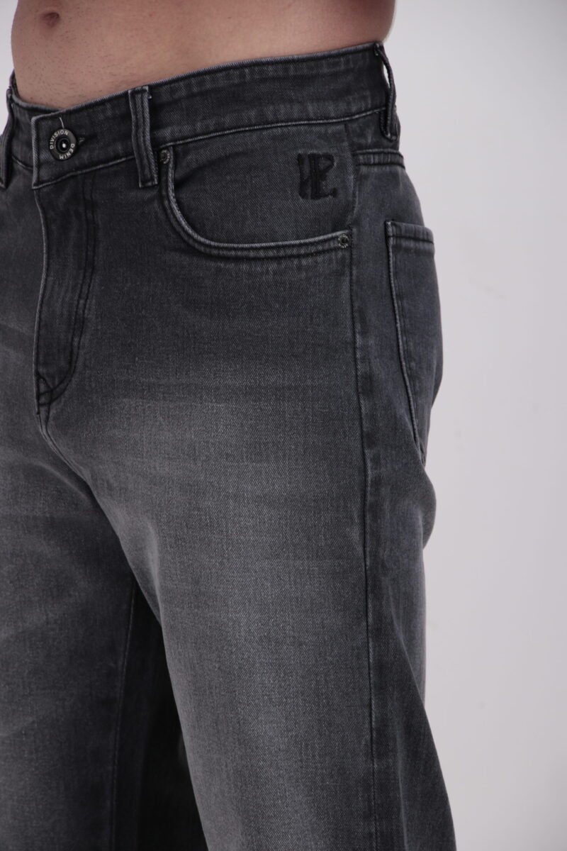 Grey Denim Jeans - Image 3