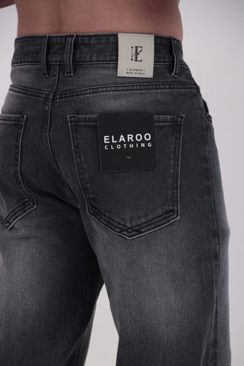 Grey Denim Jeans - Image 4