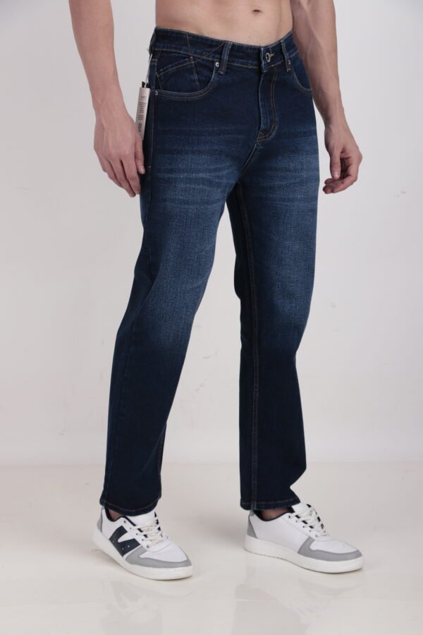Dark Blue Denim Jeans - Image 3