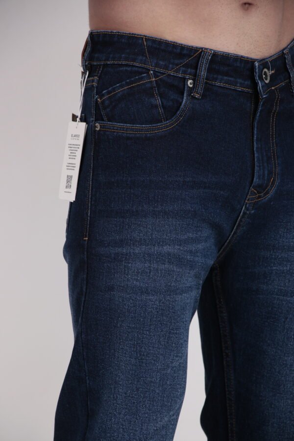 Dark Blue Denim Jeans - Image 6