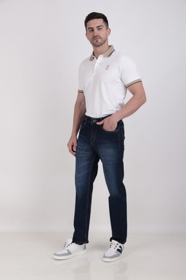 Dark Blue Denim Jeans - Image 4