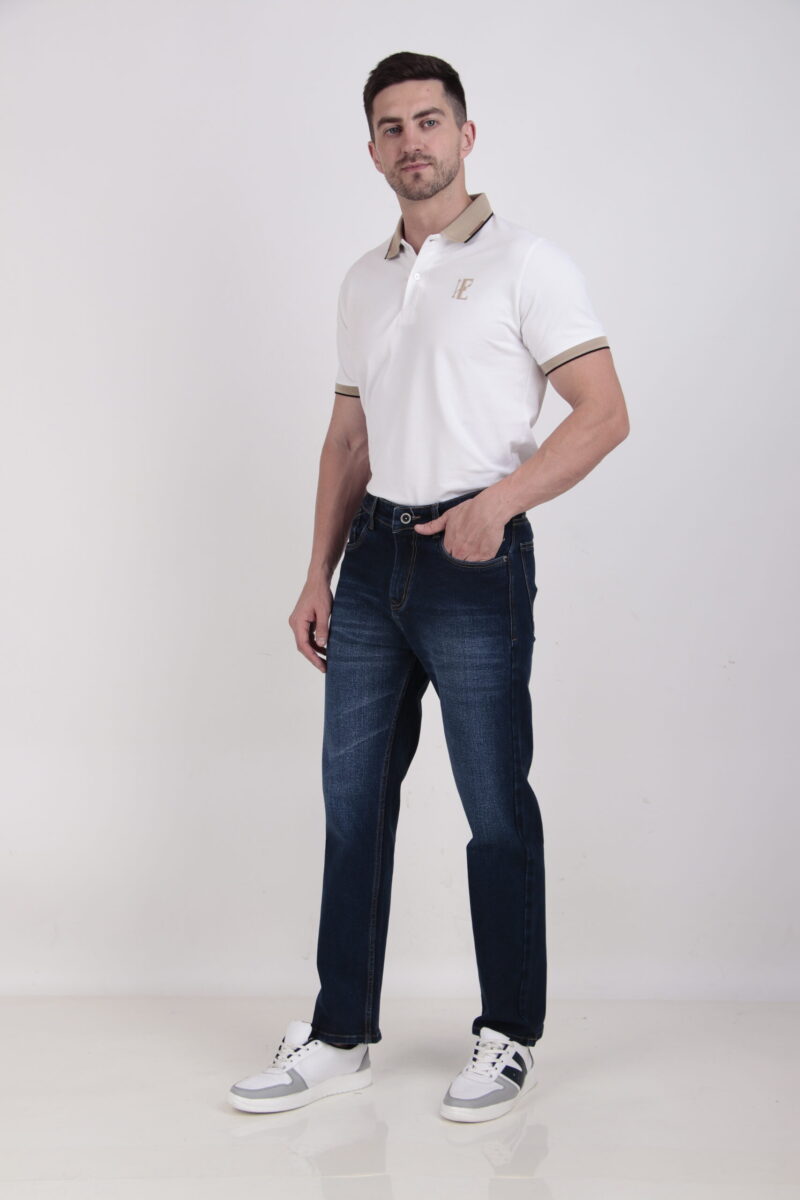 Dark Blue Denim Jeans - Image 4