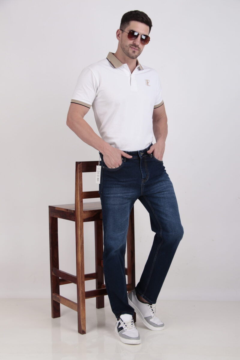 Dark Blue Denim Jeans - Image 2