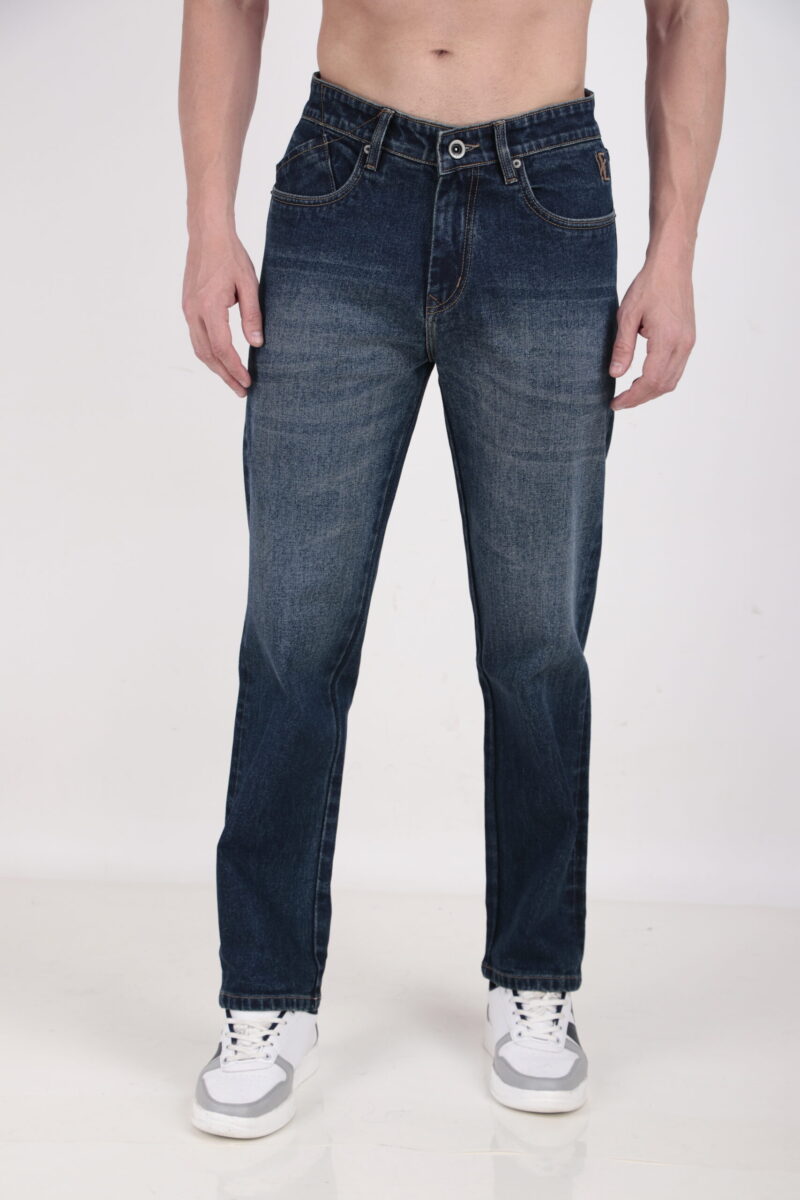 Green Tint Blue Shade Denim Jeans