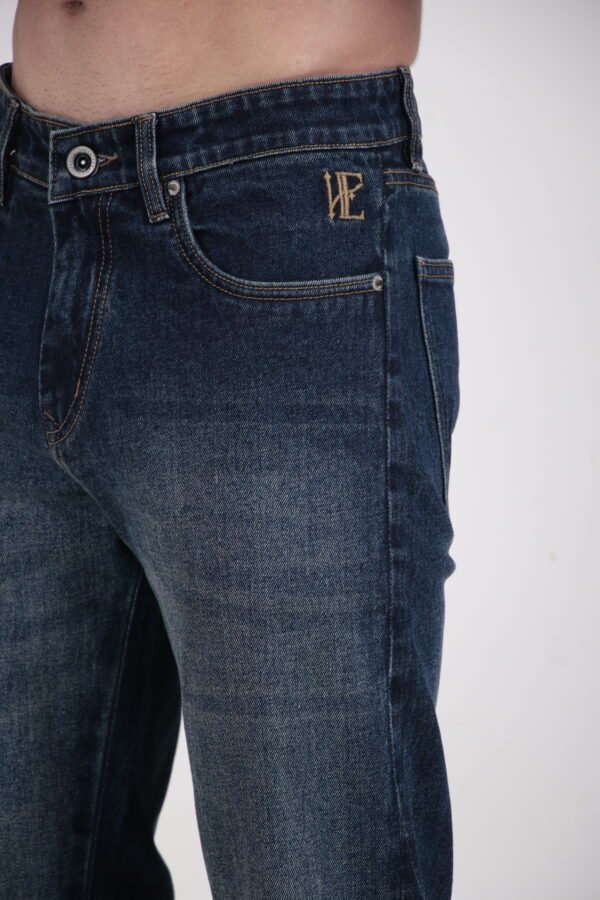 Green Tint Blue Shade Denim Jeans - Image 2