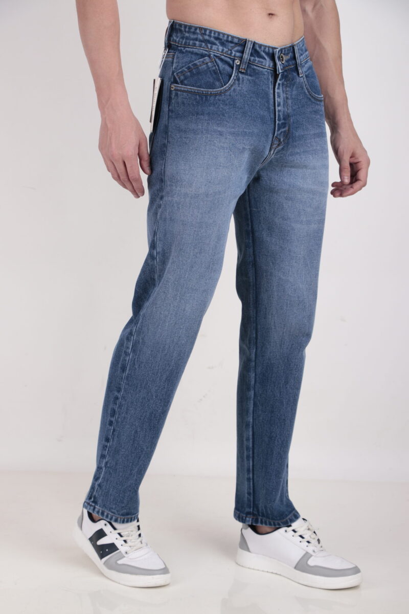 Ocean Blue Denim Jeans - Image 4