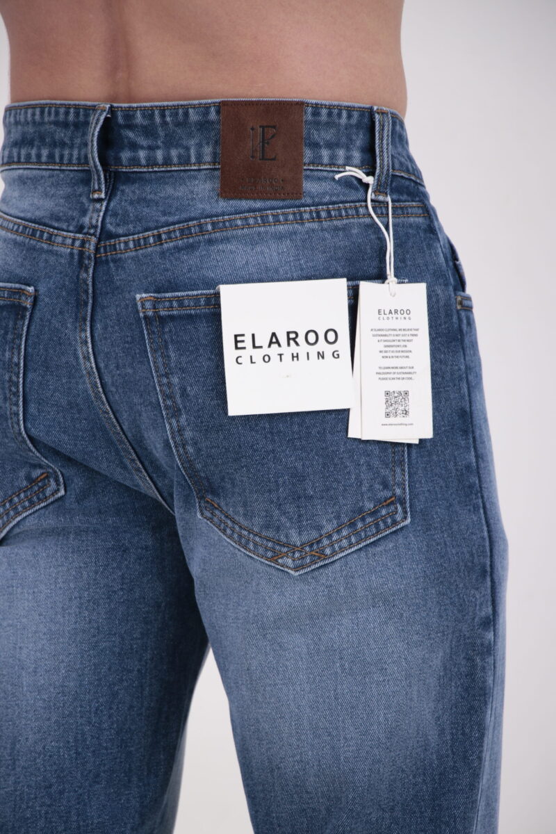 Ocean Blue Denim Jeans - Image 5