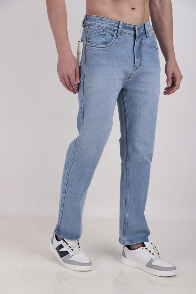 Ice Blue Denim Jeans - Image 3
