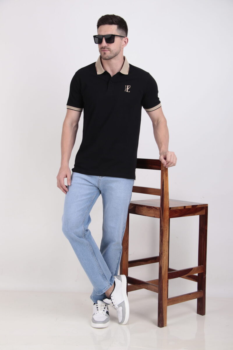 Black Polo Tshirt - Image 4