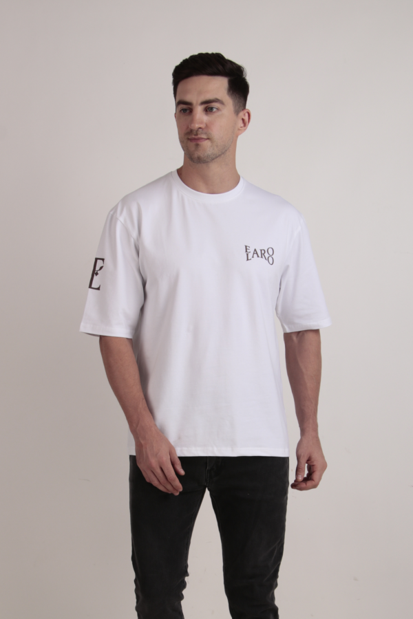 Elaroo White Logo Tee