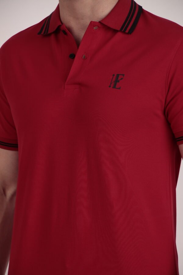 Imperial Red Polo Tshirt - Image 3