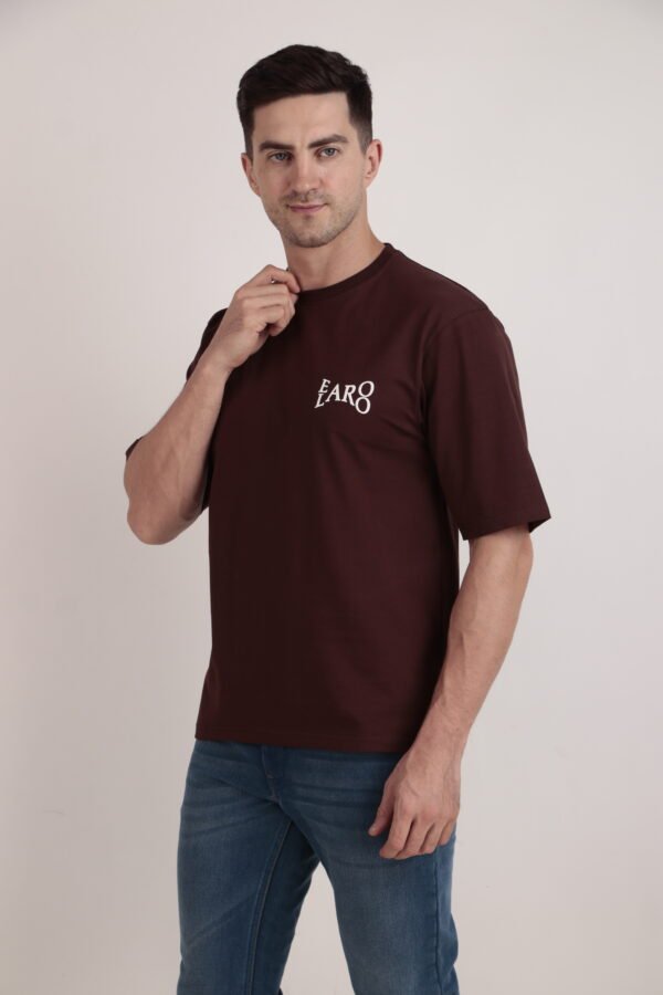 Elaroo Graphic Tee- Coffee Brown