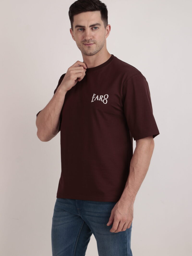 Elaroo Graphic Tee- Coffee Brown