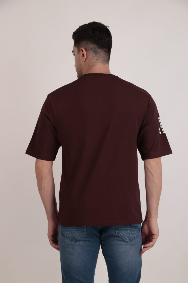 Elaroo Graphic Tee- Coffee Brown - Image 5