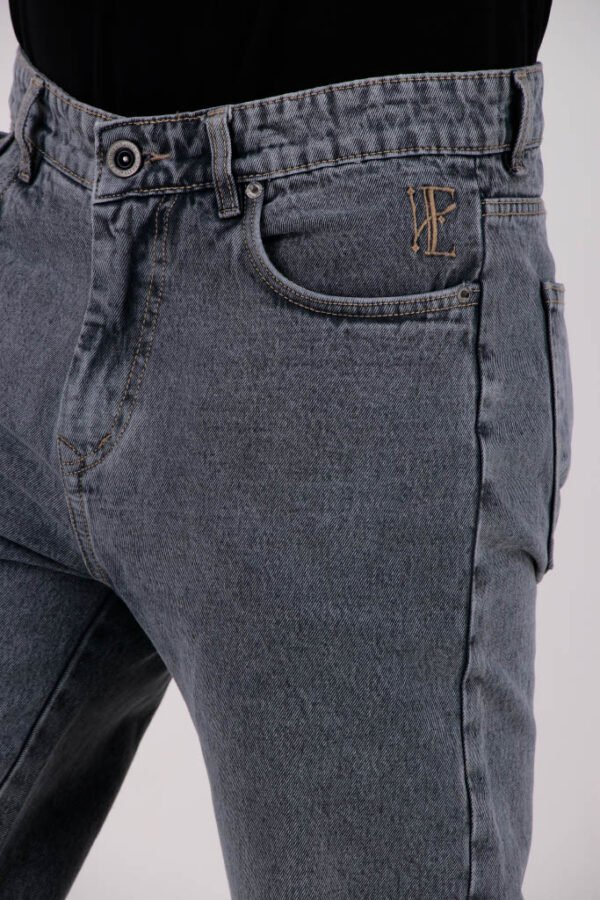 ELAROO DUAL TONE OVERDYED GREY RIGID DENIM - Image 4