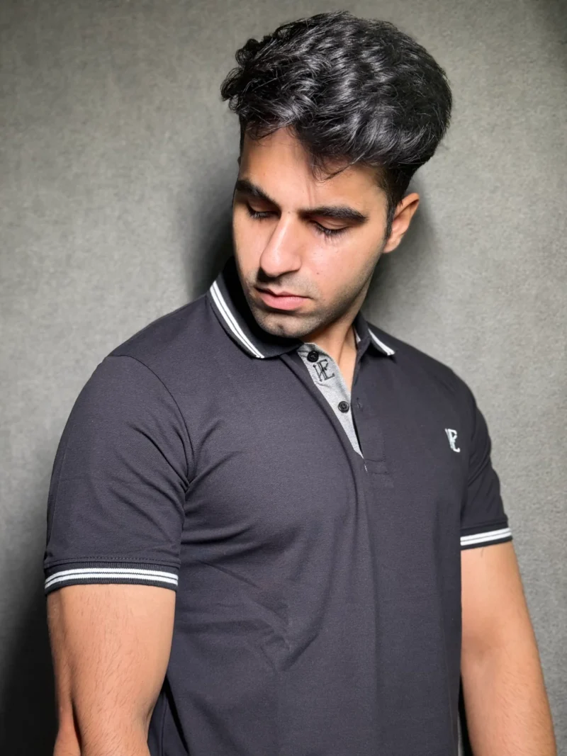 Elaroo Classic Jet Black Polo - Image 4