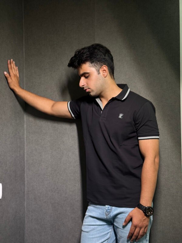 Elaroo Classic Jet Black Polo - Image 4
