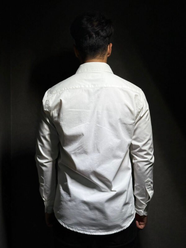 Elaroo Classic White Dual Pocket Shirt - Image 3