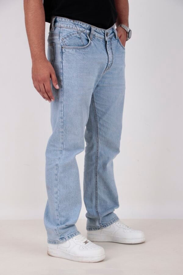 ELAROO SKY BLUE STRAIGHT FIT DENIM