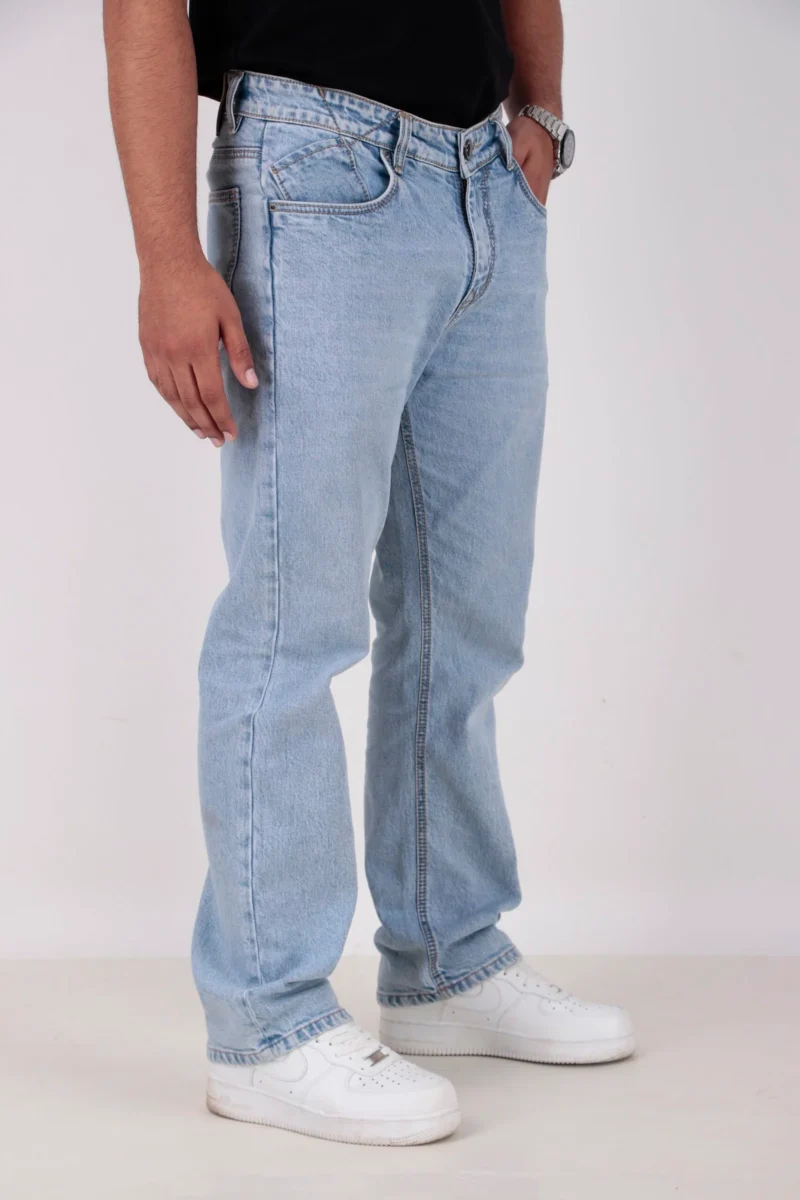 ELAROO SKY BLUE STRAIGHT FIT DENIM