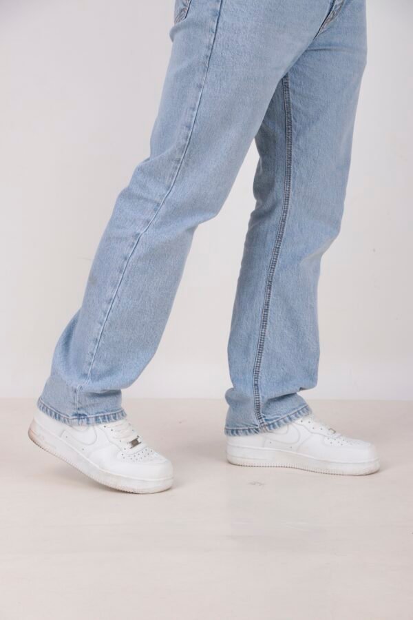 ELAROO SKY BLUE STRAIGHT FIT DENIM - Image 4