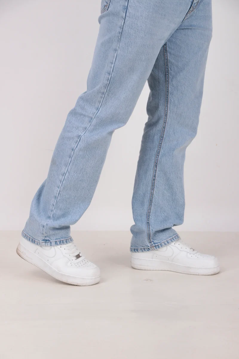 ELAROO SKY BLUE STRAIGHT FIT DENIM - Image 4