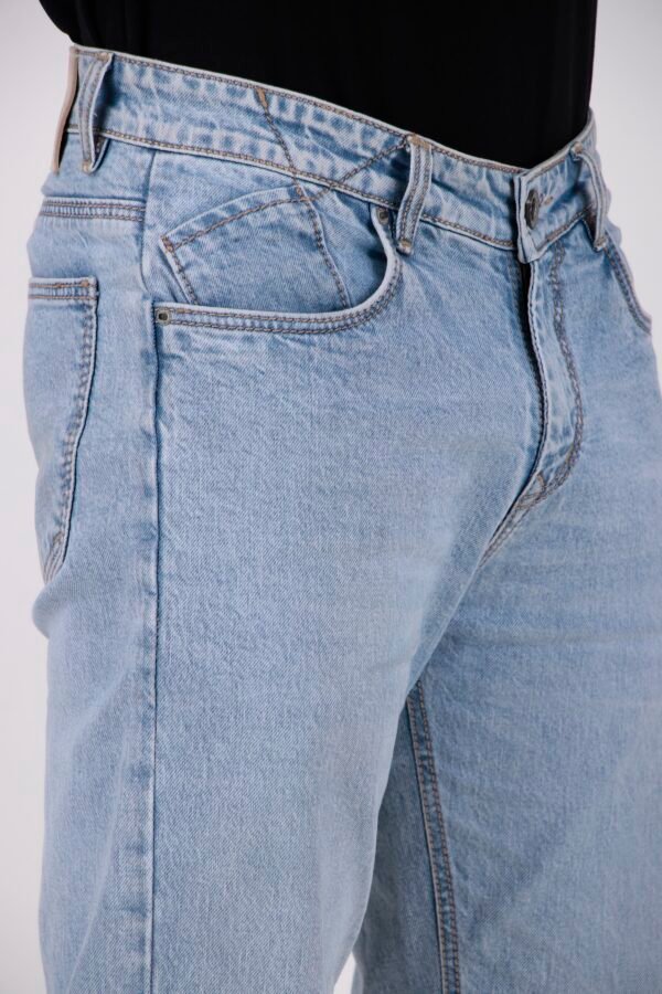ELAROO SKY BLUE STRAIGHT FIT DENIM - Image 3